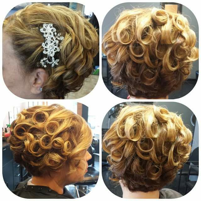 Bridal updo